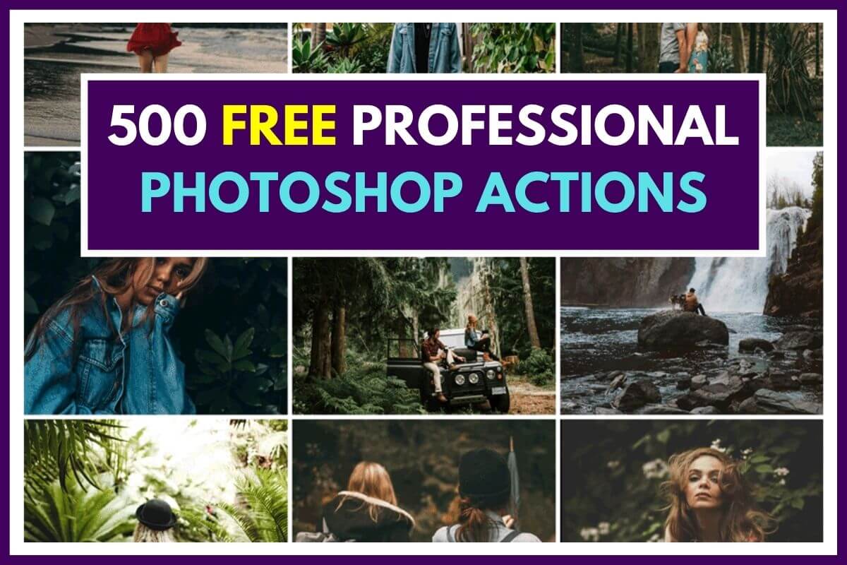 500 Free Professional Photoshop Actions