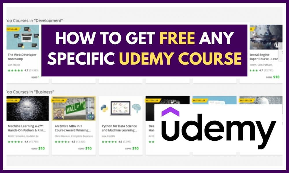 free any specific Udemy course